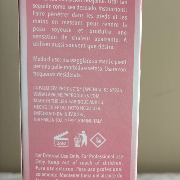 La Palm French Rose Healing Therapy Collagen Massage Lotion - Picture 3 of 4